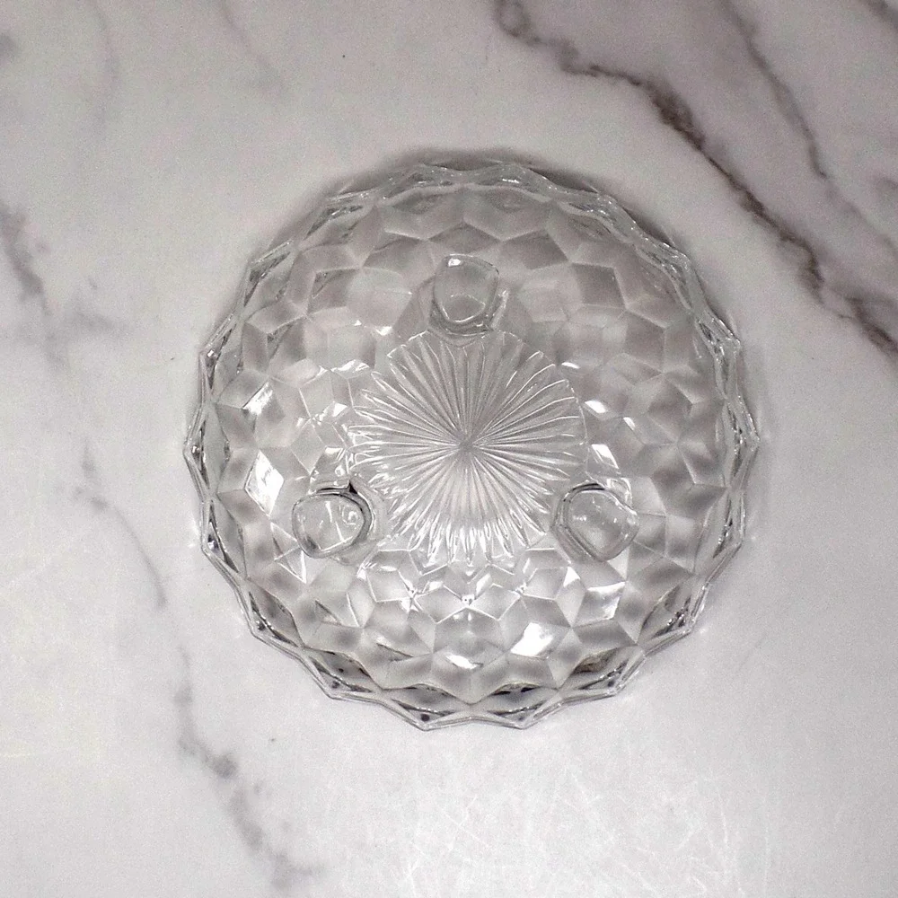 Vintage Fostoria American Clear (2056) Three-toed Bon Bon (137)